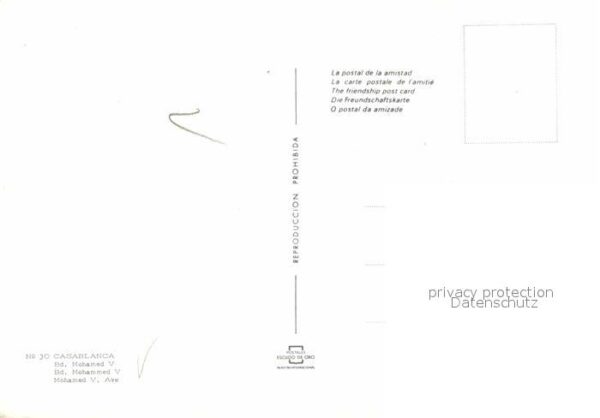 Casablanca Mohamed V Avenue – Bild 2