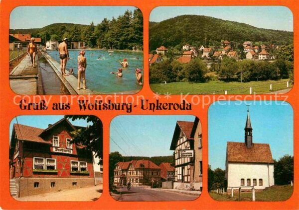 Unkeroda Wolfsburg Thueringen Schwimmbad Kirche