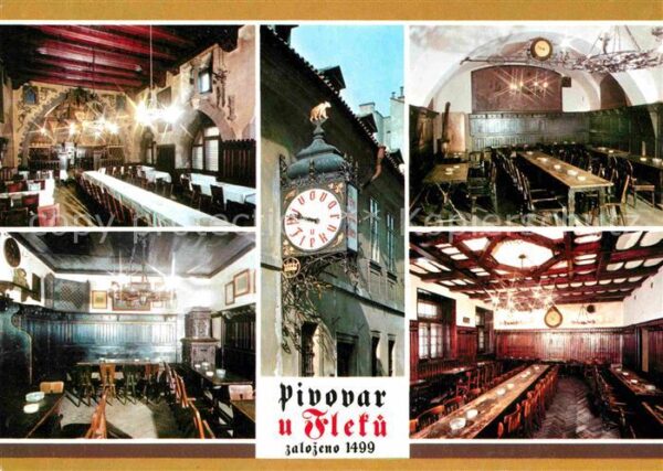 Praha Prahy Prague Pivovar u Flekü