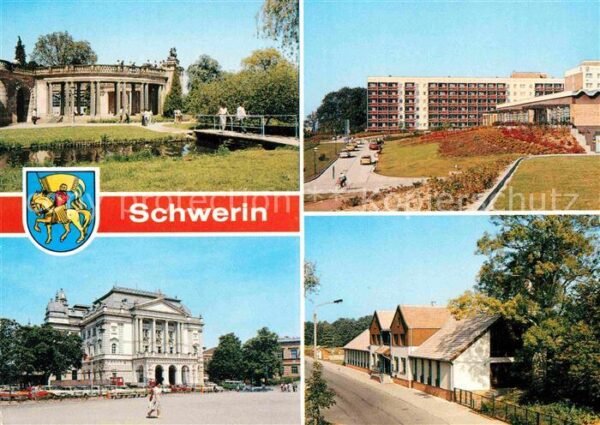 Schwerin Mecklenburg Erholungsheim Fritz Reuter Staatstheate