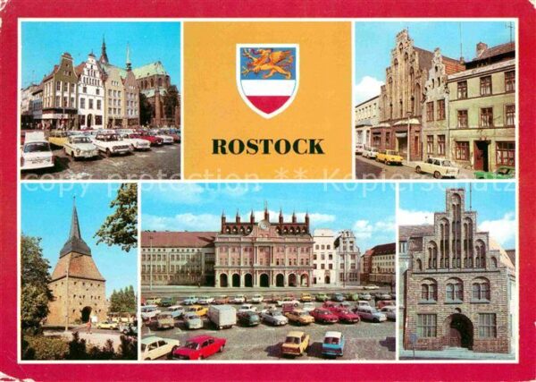 Rostock Ernst Thälmann- Platz Steintor Kerkhofh