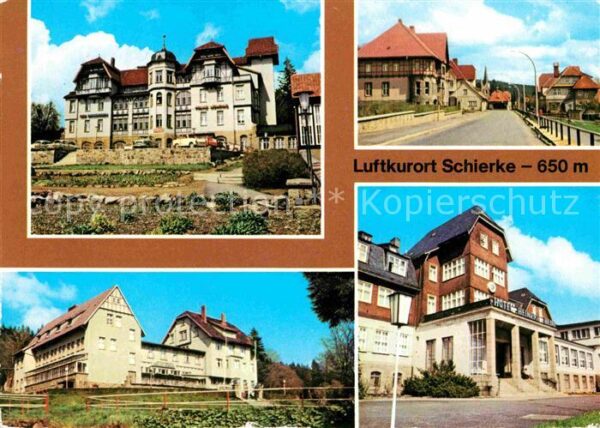 Schierke Harz Erholungsheim Franz Mehring Brockenstra
