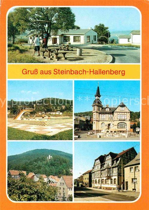 Steinbach-Hallenberg Bergbaude Freibad Rat der Stadt Ruine