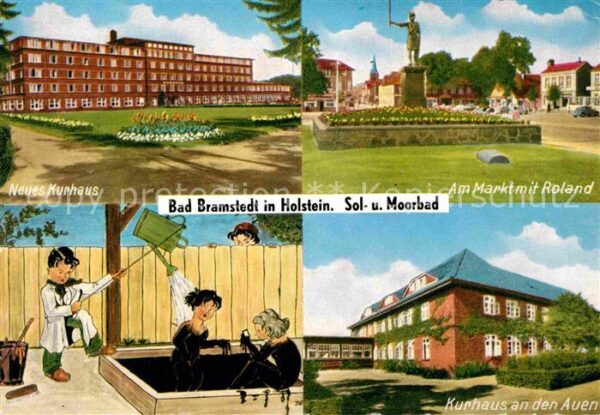 Bad Bramstedt Kurhaus Markt Roland Comic
