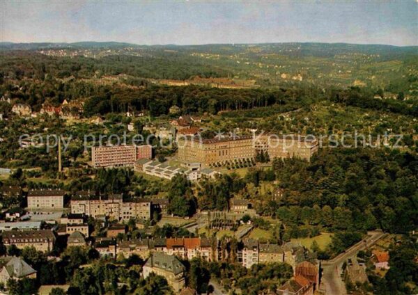 Elberfeld Wuppertal Fliegeraufnahme Diakonissenanstalt Beth