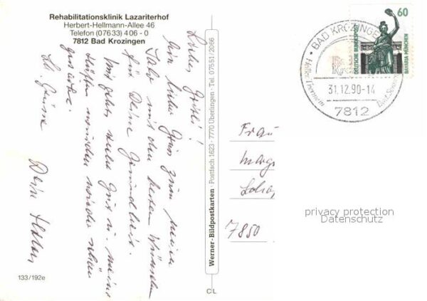 Bad Krozingen Rehabilisationsklinik Lazariterhof – Bild 2