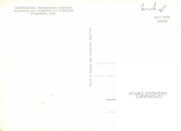 Fischbachau Gebirgsbachmühle – Bild 2