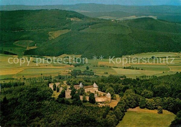 Fulda Fliegeraufnahme Burg Herzberg