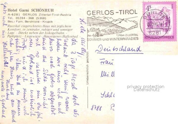 Gerlos Hotel Garni Schönruh – Bild 2