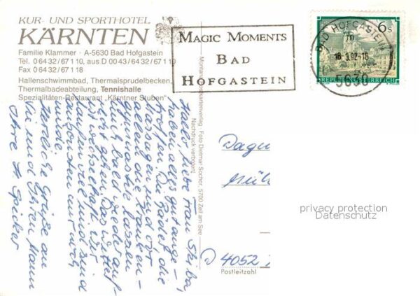 Bad Hofgastein Kur- und Sporthotel Kärnten – Bild 2