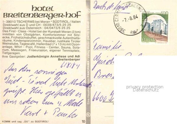 Tscherms Hotel Breitenberger Hof – Bild 2