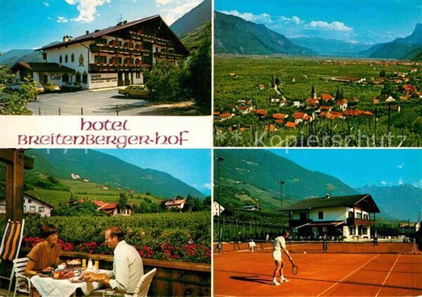 Tscherms Hotel Breitenberger Hof Tennisplatz Ter