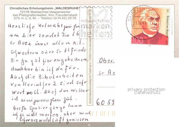 Waldachtal Erholungsheim Waldesruhe – Bild 2