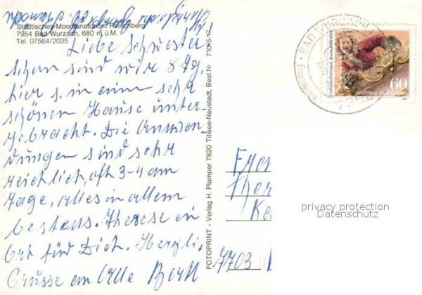 Bad Wurzach Städtisches Moorsanatorium Reischberg – Bild 2