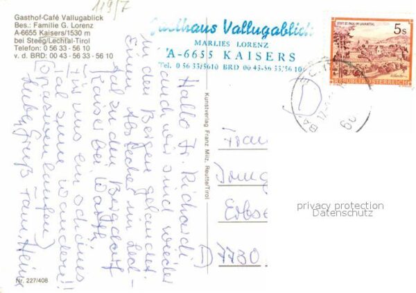 Kaisers Gasthof Vallugablick – Bild 2