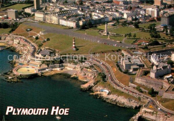 Plymouth  UK South West Hoe Fliegeraufnahme