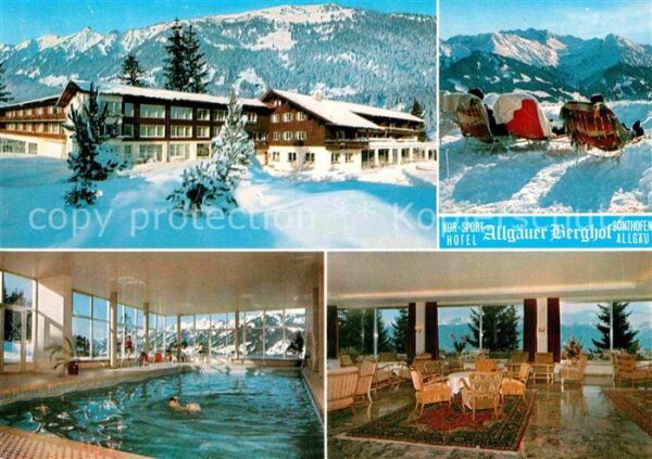 Sonthofen Oberallgaeu Sporthotel Allgäuer Berghof