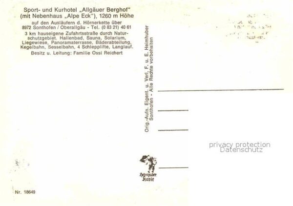 Sonthofen Oberallgaeu Sporthotel Allgäuer Berghof – Bild 2
