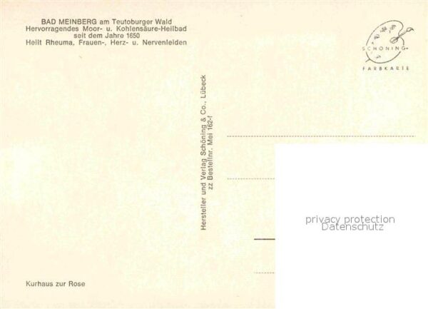 Bad Meinberg Kurhaus zur Rose – Bild 2