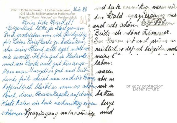 Hoechenschwand Kapelle Maria Frieden – Bild 2