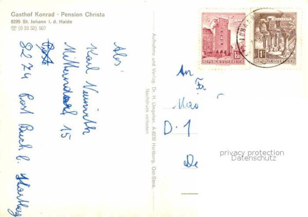St Johann Haide Gasthof Konrad Pensin Christa – Bild 2