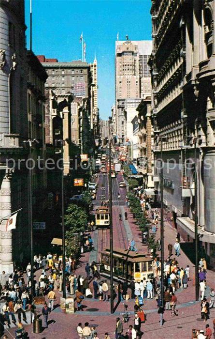 San Francisco California Cable Car turnaround