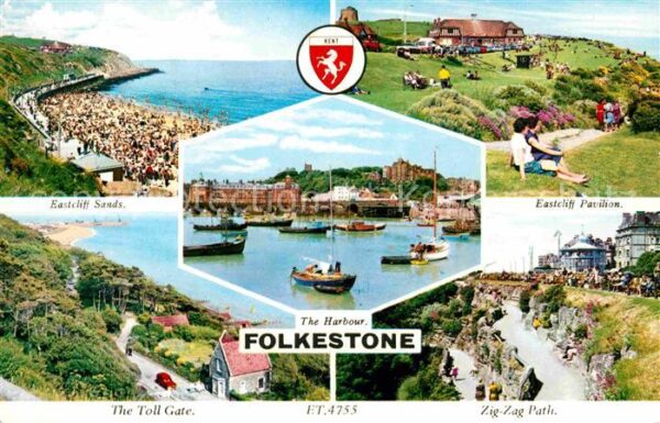 Folkestone Eastcliff Sands Pavilion The Harbour Th
