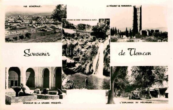 Tlemcen Vue generale Minaret de Mansouran Casca
