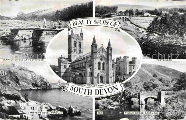South Devon Clapper Bridge at Postbridge Ansteiy Co