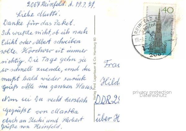 Reinfeld Holstein Kurheim Liegehalle Gartenhaus Promenade – Bild 2