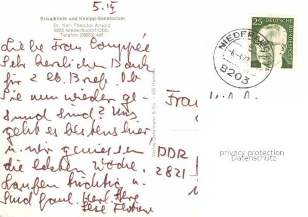 Niederaudorf Privatklinik und Kneipp Sanatorium Dr A – Bild 2
