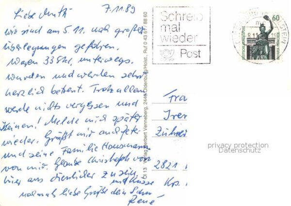 Oldenburg Holstein Brunnen Rathaus Strand Strassenpartie F – Bild 2