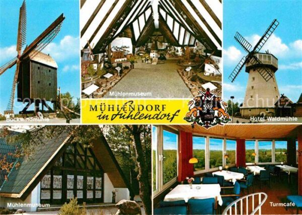 Suhlendorf Bockwindmühle Mühlenmuseum Hotel Waldmü