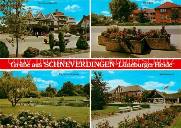 Schneverdingen Einkaufszentrum Rathaus Partie im Südpa