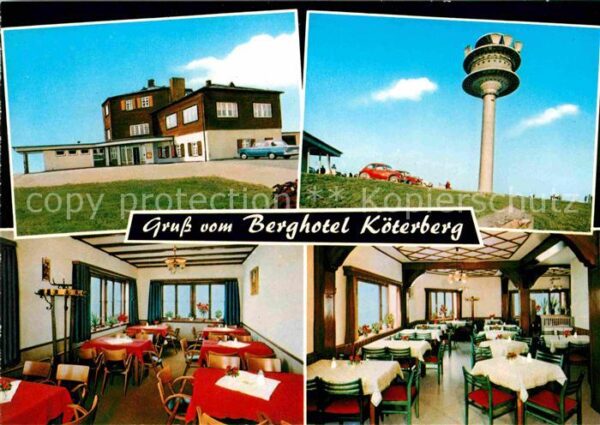 Koeterberg Berghotel Gaststätte Köterberg Gasträum