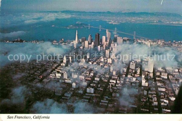 San Francisco California Air view
