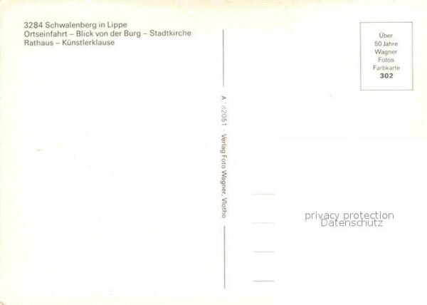 Schwalenberg Burgblick Teilansicht Stadtkirche Ratha – Bild 2