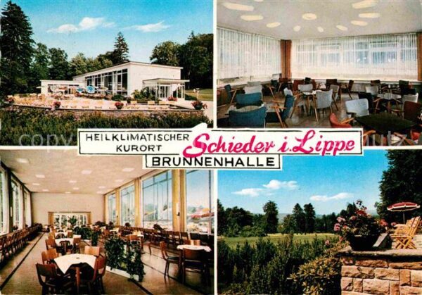 Schieder-Schwalenberg Brunnenhalle im Kurpark Gasträume Terra