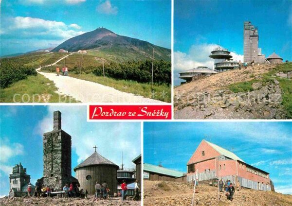 Snezka Schneekoppe Meteorologicka stanice a restaurace Vrc