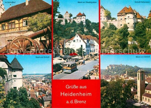 Heidenheim Brenz Schlosshof Kanone Markt Wedelgraben Sch