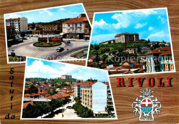 Rivoli Torinese Panorama con Castello