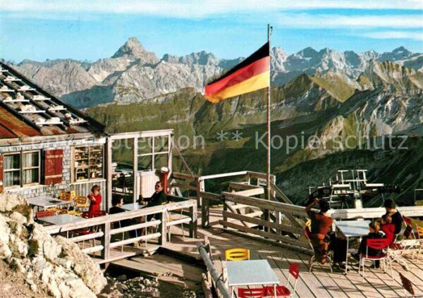 Nebelhorn Gipfelhütte Hochvogel Urbeleskarspitze