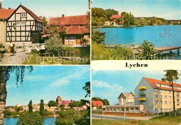 Lychen Malerwinkel Am Oberpfuhlsee Stadtsee FD