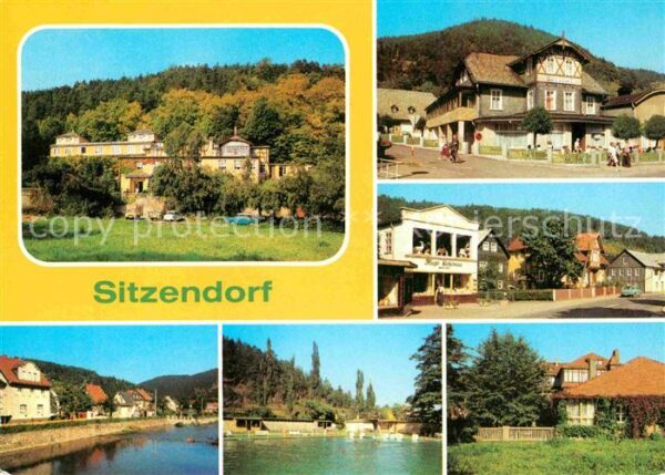 Sitzendorf Thueringen Hotel Bergterrasse FDGB Erholungsheim M
