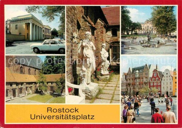 Rostock Universitätsplatz Torsi mittelalterlich