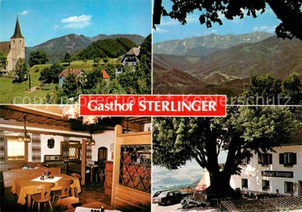 Bruck Mur Gasthof Sterlinger Gaststube Kirche Pan