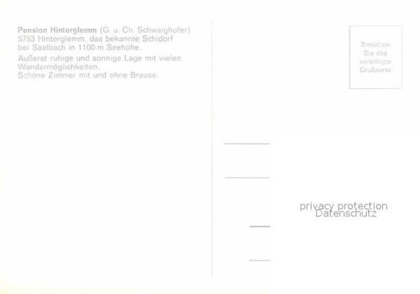 Hinterglemm Saalbach Pension Hinterglemm – Bild 2
