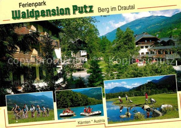 Berg Drautal Ferienpark Waldpension Putz Radfahrer S