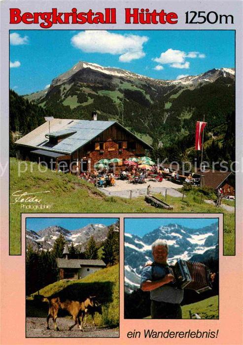 Au Bregenzerwald Bergkristall Hütte Musiker