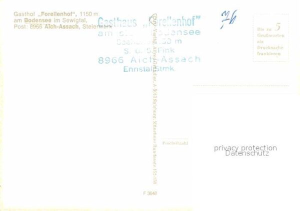 Aich Assach Steiermark Gasthof Forellenhof am Bodensee im Sewi – Bild 2